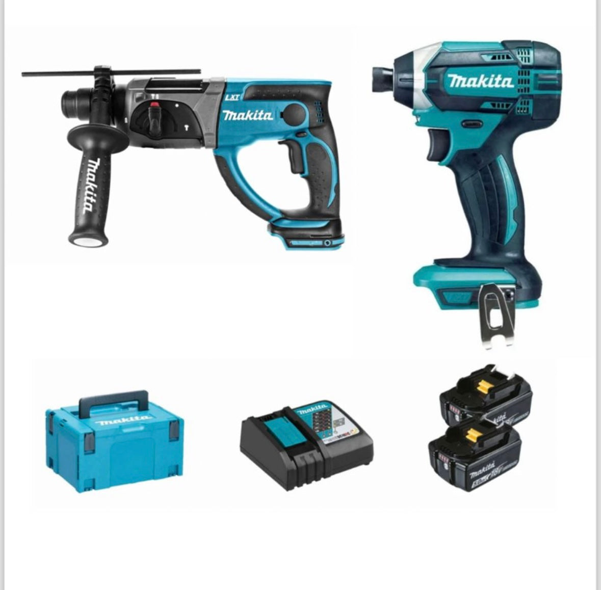 Kit combo makita DHR202 + DTD152 + batterie 5AH 18V