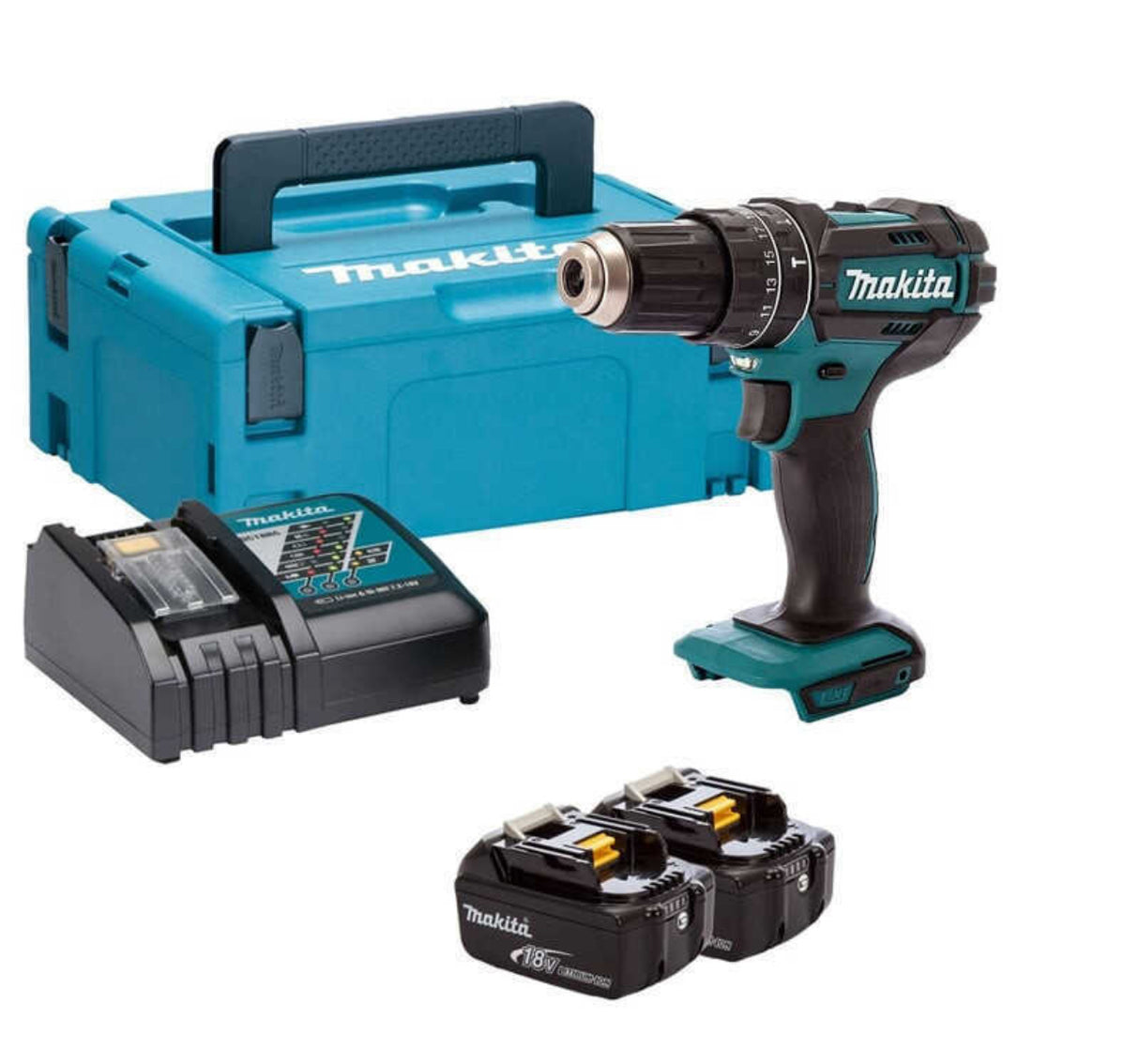 Trapano a percussione 18V LXT (2x5,0 Ah) - MAKITA DHP482Rtj