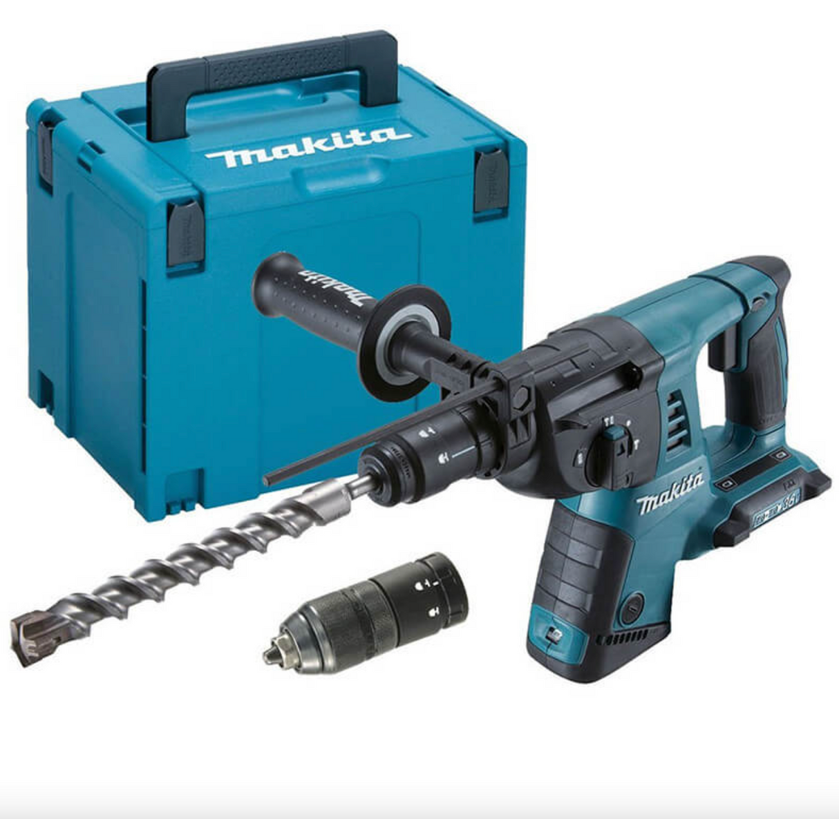 Trapano scalpello SDS-Plus 36V (Solo macchina) in MAKPAC - MAKITA DHR264ZJ