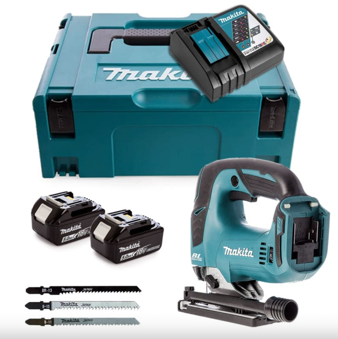 Seghetto alternativo 18V LXT (2x5,0 Ah) in MAKPAC - MAKITA DJV182RTJ