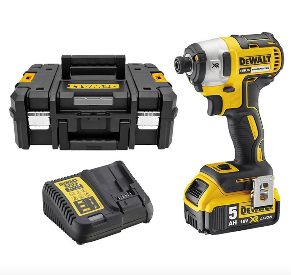 Avvitatore a percussione 18V XR 205 Nm (1x5,0 Ah) in TSTAK - DEWALT DCF887P1