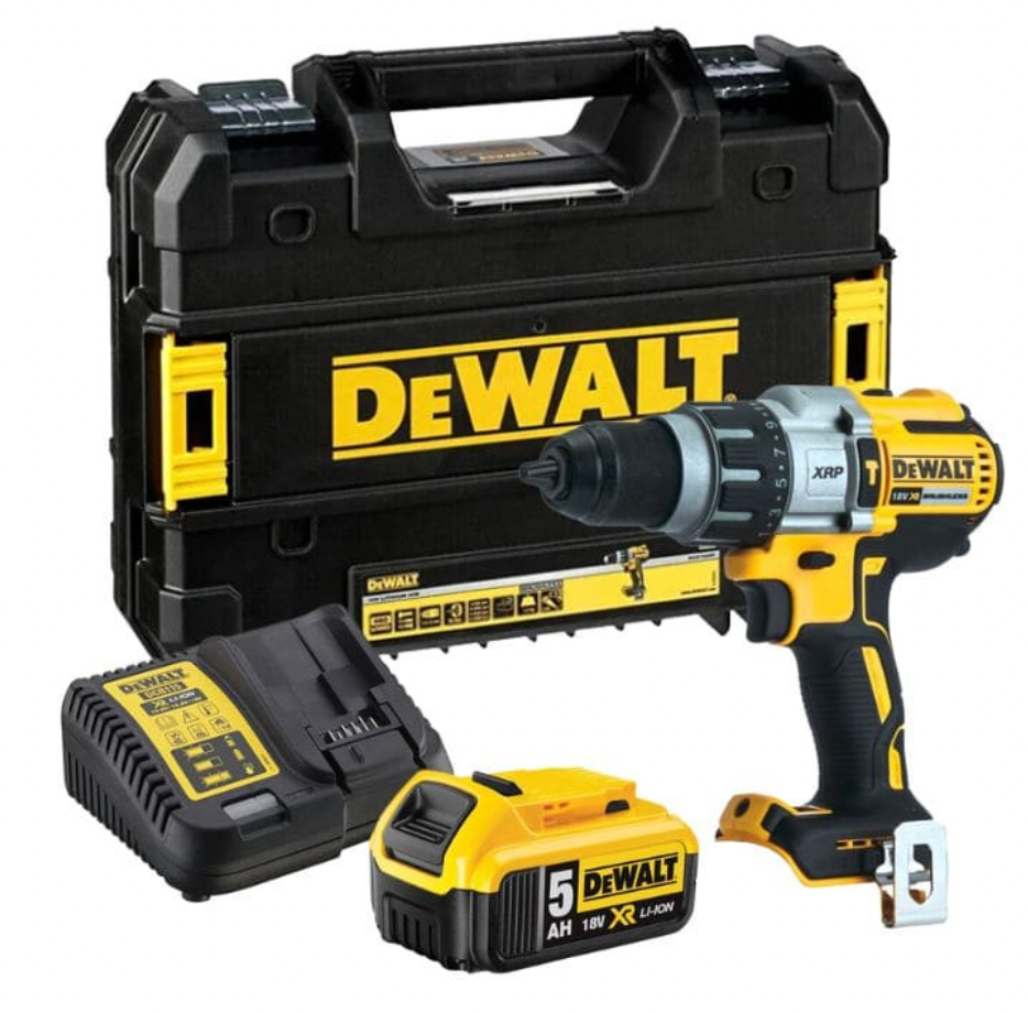 Trapano a percussione XRP 18V (1x5,0 Ah) in valigetta TSTAK - DEWALT DCD996P1